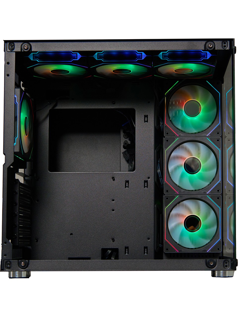 Cold Power Atx 7 * Argb Sessiz Fan Temper Cam Gaming Rgb Kontrolcüsü ve Uzaktan Kumanda Kasa - 4