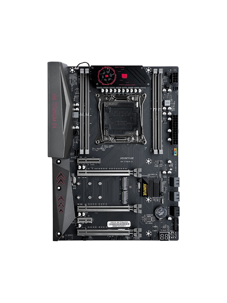 Jginyue X99 Titanium D4 Ddr4 2666 Mhz Ecc Sata 3.0 USB 3.0 Çift M.2 Nvme 2011-3 Soket Atx Anakart - 3