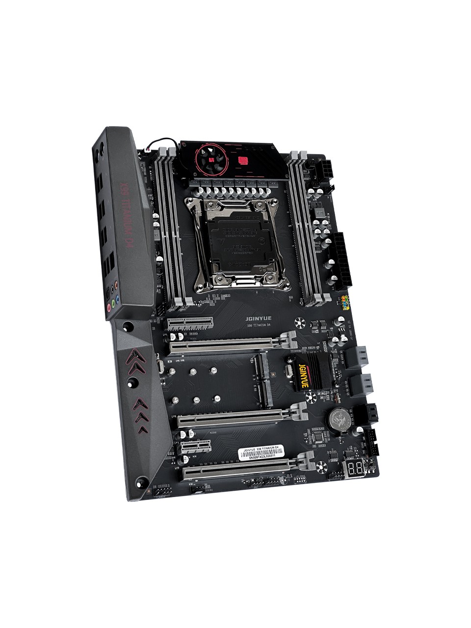 Jginyue X99 Titanium D4 Ddr4 2666 Mhz Ecc Sata 3.0 USB 3.0 Çift M.2 Nvme 2011-3 Soket Atx Anakart - 4