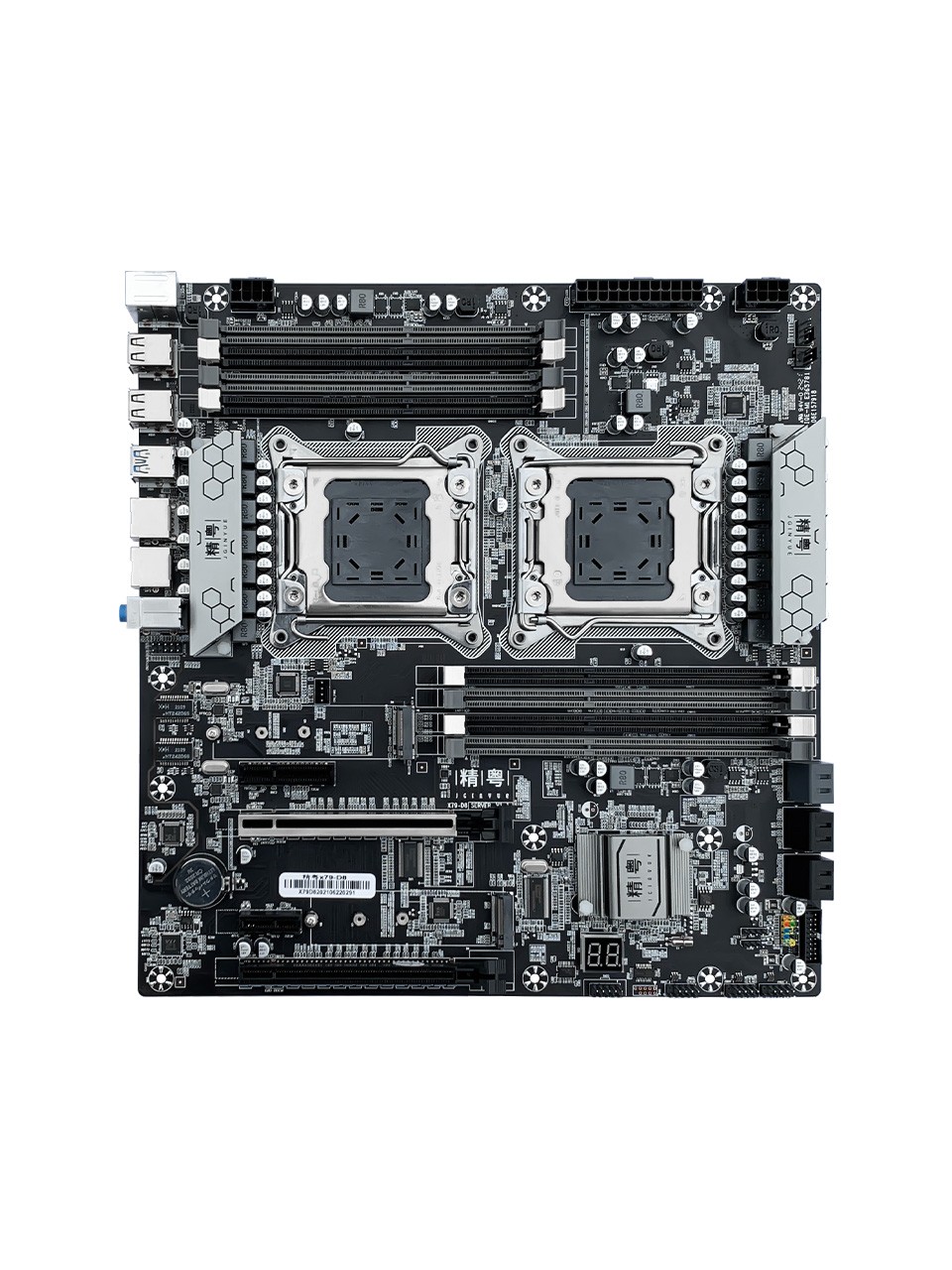 Jginyue X79 D8 Ddr3 1866 MHZ(512GB) Çift M.2 Sata 3.0 USB 3.0 Çift Işlemci Destekli 2011 Soket E-Atx Anakart