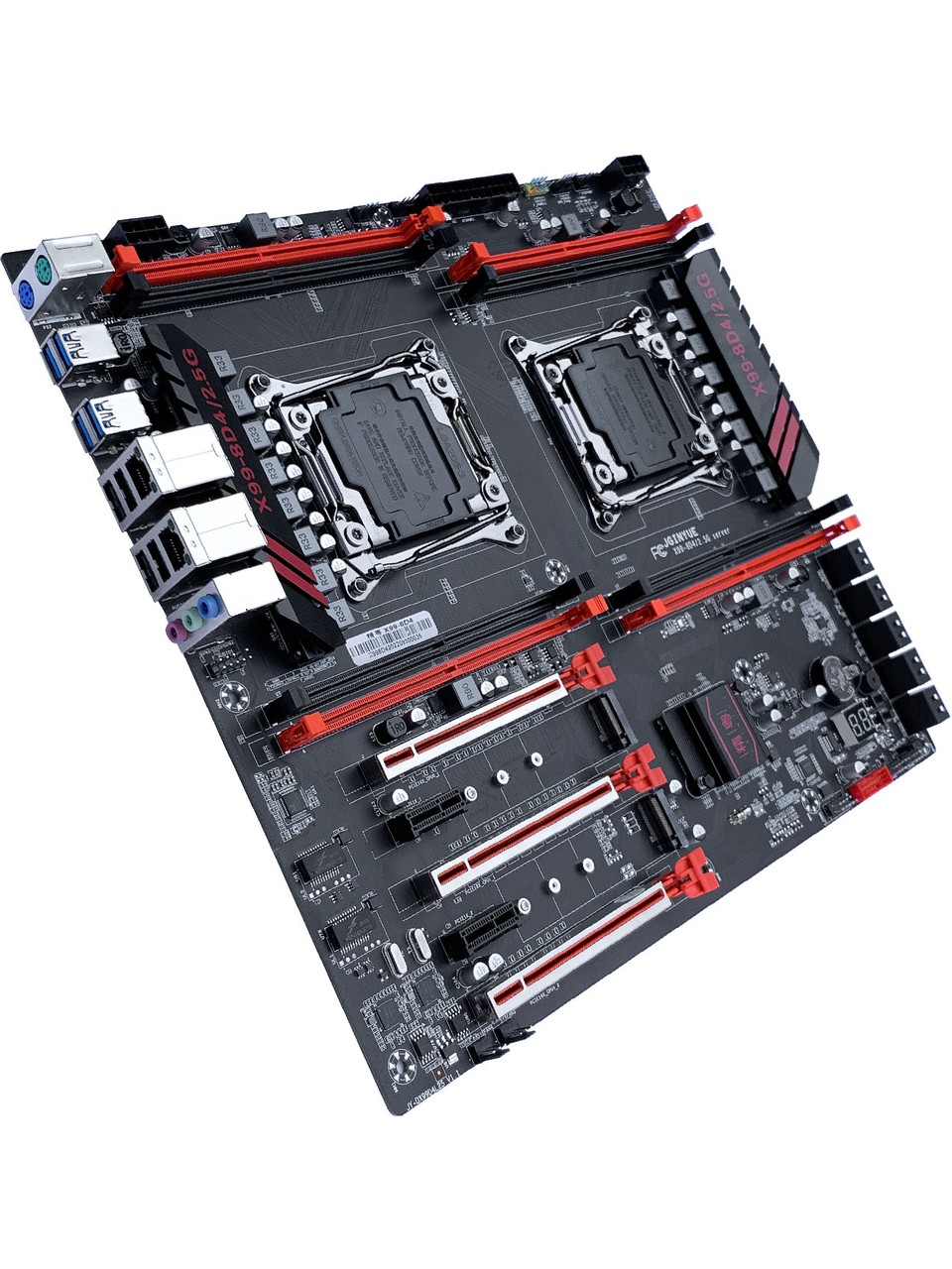Jginyue 8d4 Intel X99 2666 Mhz Ddr4 Soket 2.5 Gbit Ethernet 2011-3 Çift Işlemci Destekli E-Atx Anakart - 2