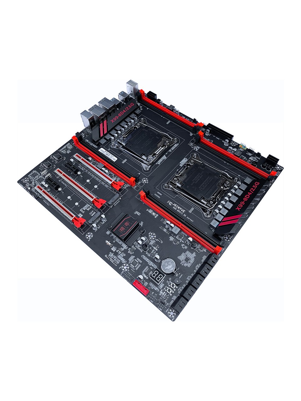 Jginyue 8d4 Intel X99 2666 Mhz Ddr4 Soket 2.5 Gbit Ethernet 2011-3 Çift Işlemci Destekli E-Atx Anakart - 3
