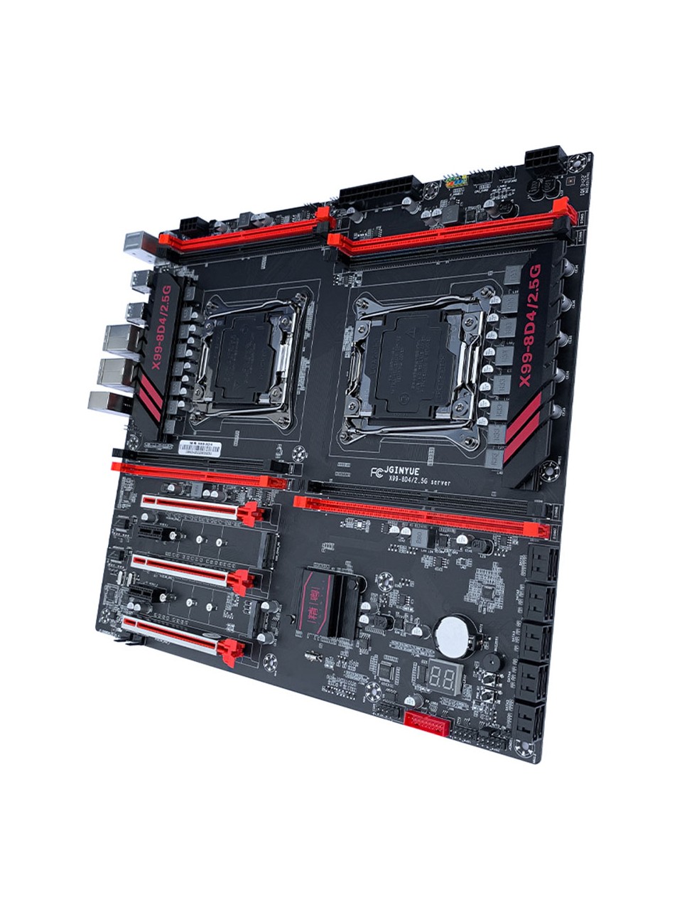 Jginyue 8d4 Intel X99 2666 Mhz Ddr4 Soket 2.5 Gbit Ethernet 2011-3 Çift Işlemci Destekli E-Atx Anakart - 4