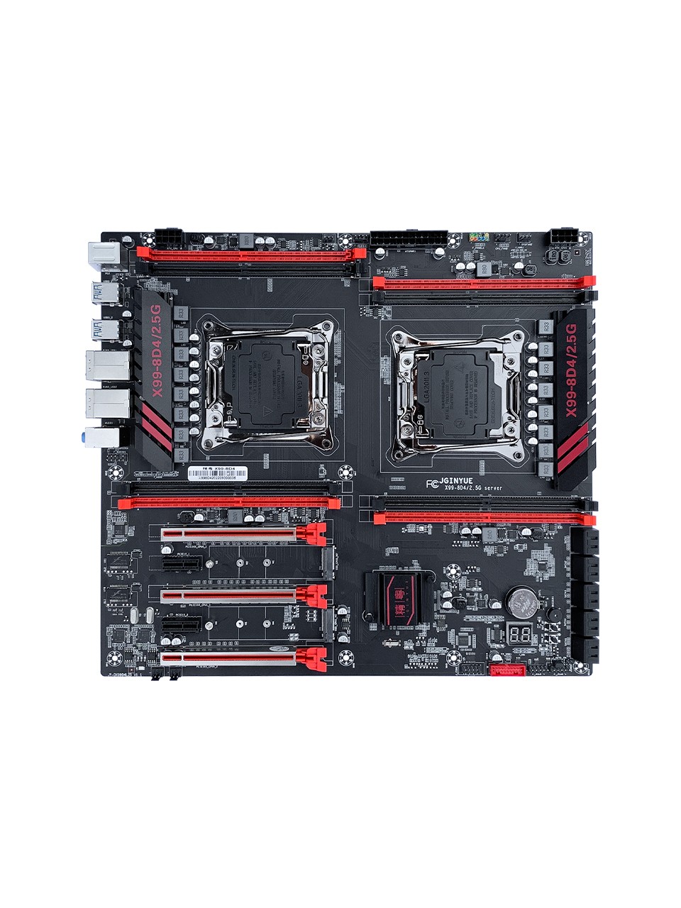 Jginyue Dual Intel Xeon E5 2682V4 2.5 Ghz 40 MB Cache + Jginyue 8d4 Dual Soket Anakart + Coldpower L4X1 Cpu Fan + 64 GB Ddr4 Ecc Ram Combo