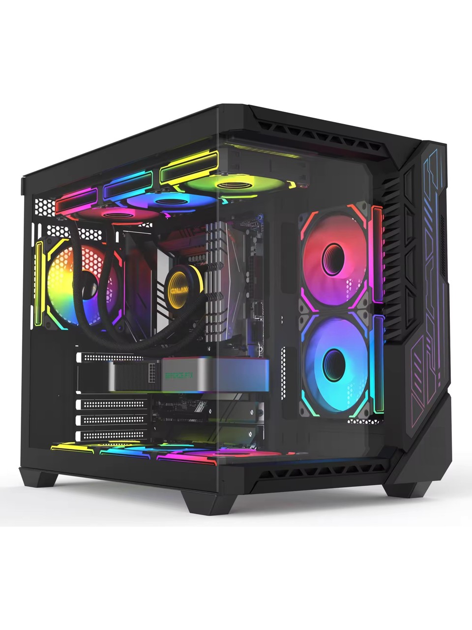 Db W104 Intel Xeon Platinum 8171M 104 Çekirdek Çift Işlemci 256 GB Ddr4 Ecc Ram 1 Tb Nvme SSD 750 Watt 80+ Bronze Psu Tower Workstation