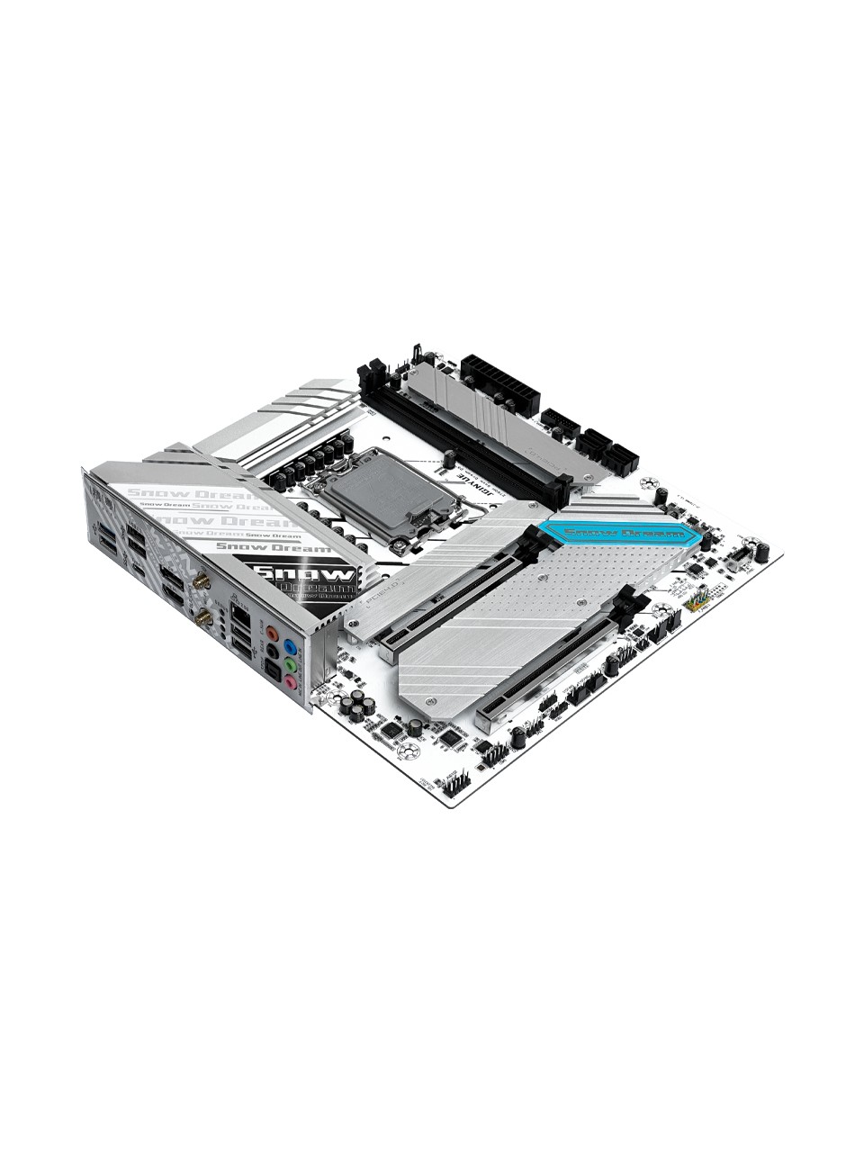 Jginyue Jgınyue Z790M Snow Dream D5 Intel Z790 Chıpset Ddr5 8000 Mhz(Oc) 1700 Soket Matx Gamıng Anakart - 3