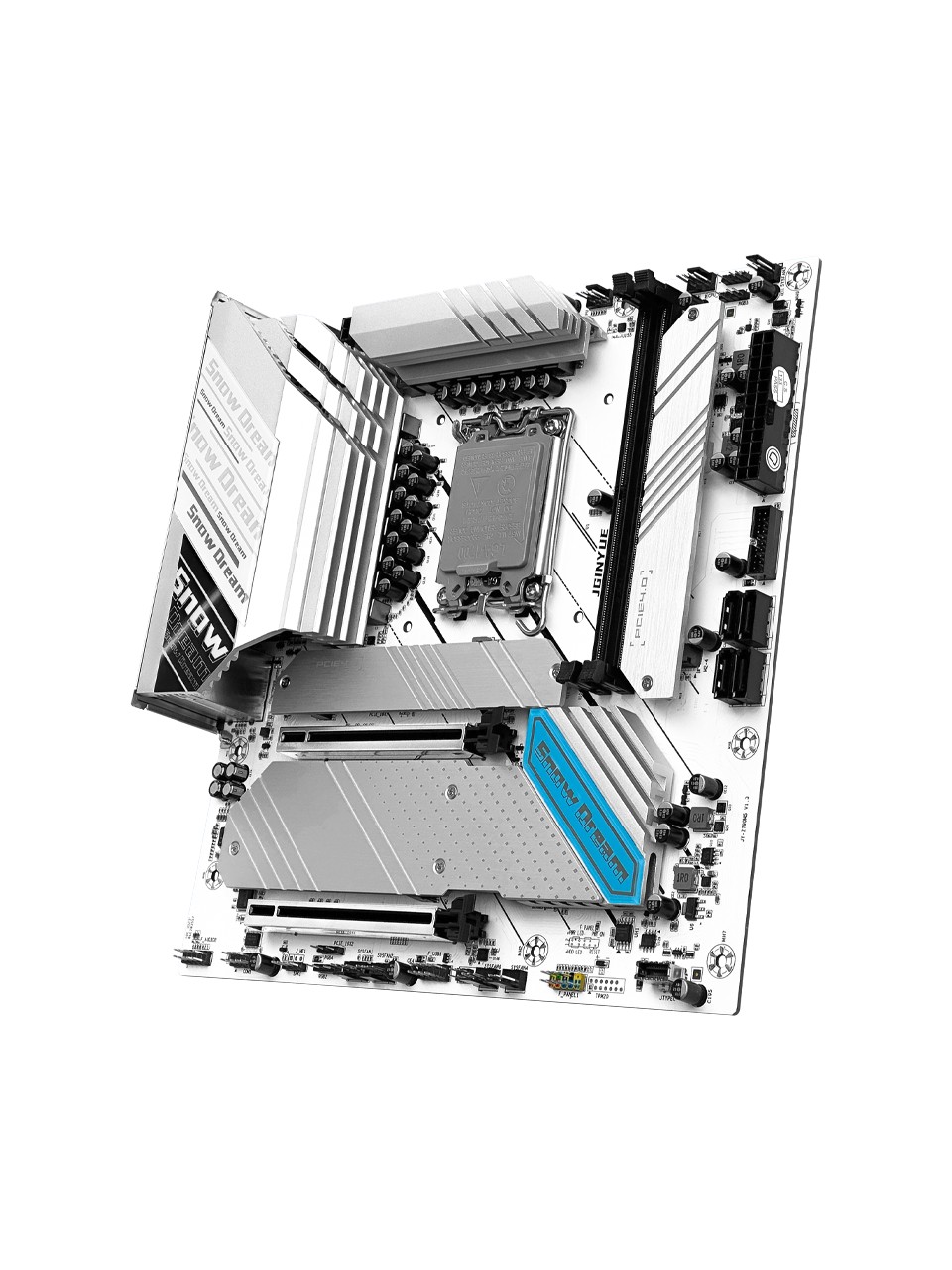 Jginyue Jgınyue Z790M Snow Dream D5 Intel Z790 Chıpset Ddr5 8000 Mhz(Oc) 1700 Soket Matx Gamıng Anakart - 4