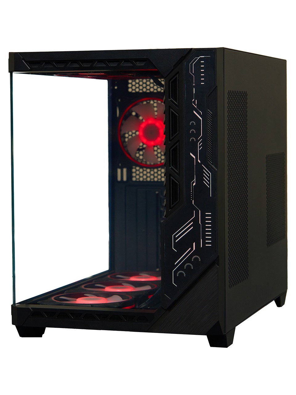 Cold Power ColdPower Seawave 7x Argb Sessiz Fan Temper Cam Kumanda Kontrolcü Psu Yok E-Atx Gaming Kasa - 2