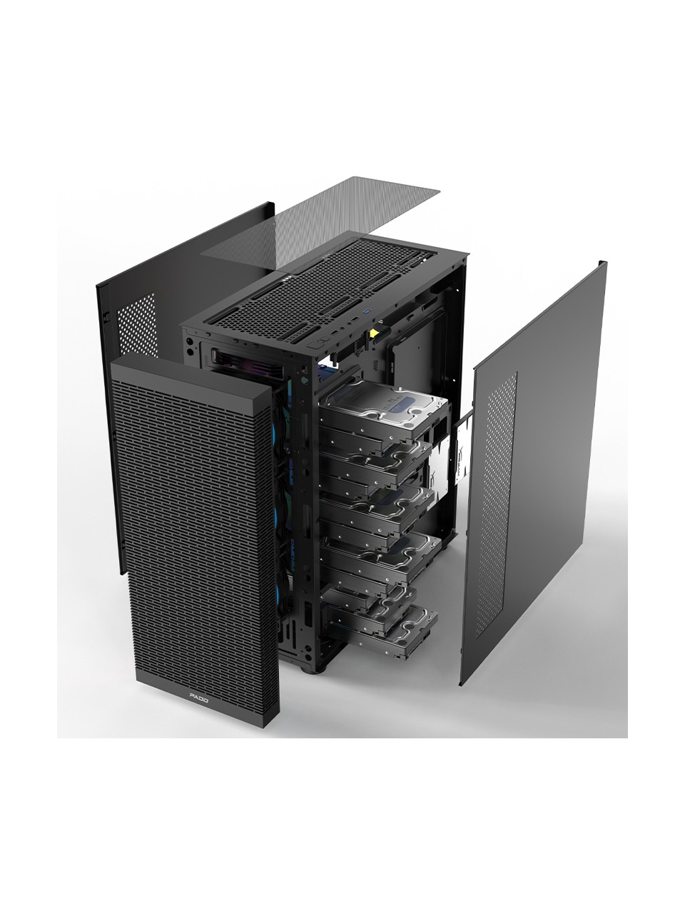 DB Unique Storage 12XHDD 2xssd Port Xeon 2673V4 Çift Işlemci 80 Çekirdek 1 Tb M.2 Nvme 128 GB Ddr4 Ecc Ram 1000 Watt 80+ Gold Psu