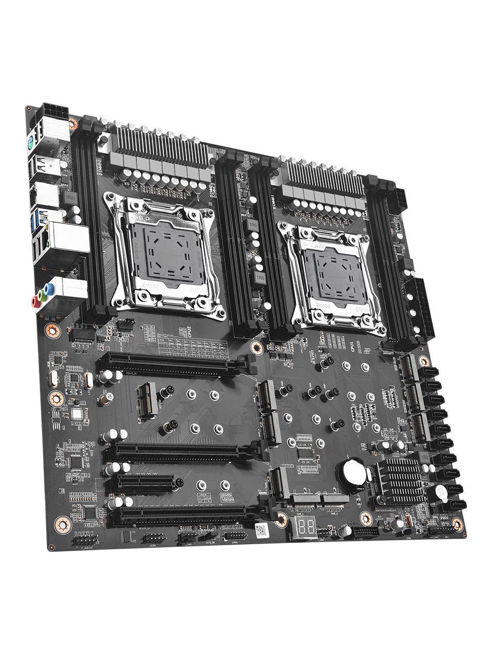 Jingsha X99 D4 Dual Pro 2011-3 Soket 2666 MHz DDR4 Nvme E-Atx Anakart - 2