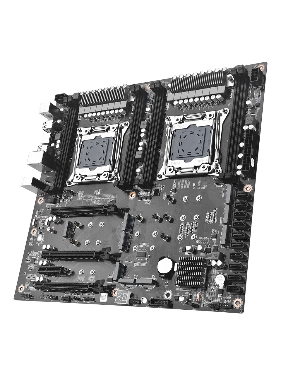 Jingsha X99 D4 Dual Pro 2011-3 Soket 2666 MHz DDR4 Nvme E-Atx Anakart - 3